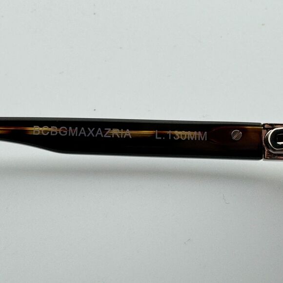 BCBGMAXAZRIA Ecstatic Black Laminate Plastic Sunglasses‎ Frame 55-18-130 H13408 main image 4